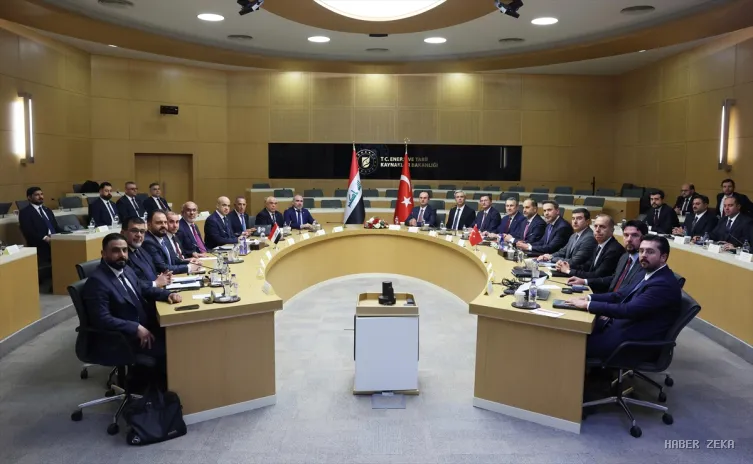 Bakan Bayraktar, Irak Petrol Bakanı Hüdeyir ile görüştü