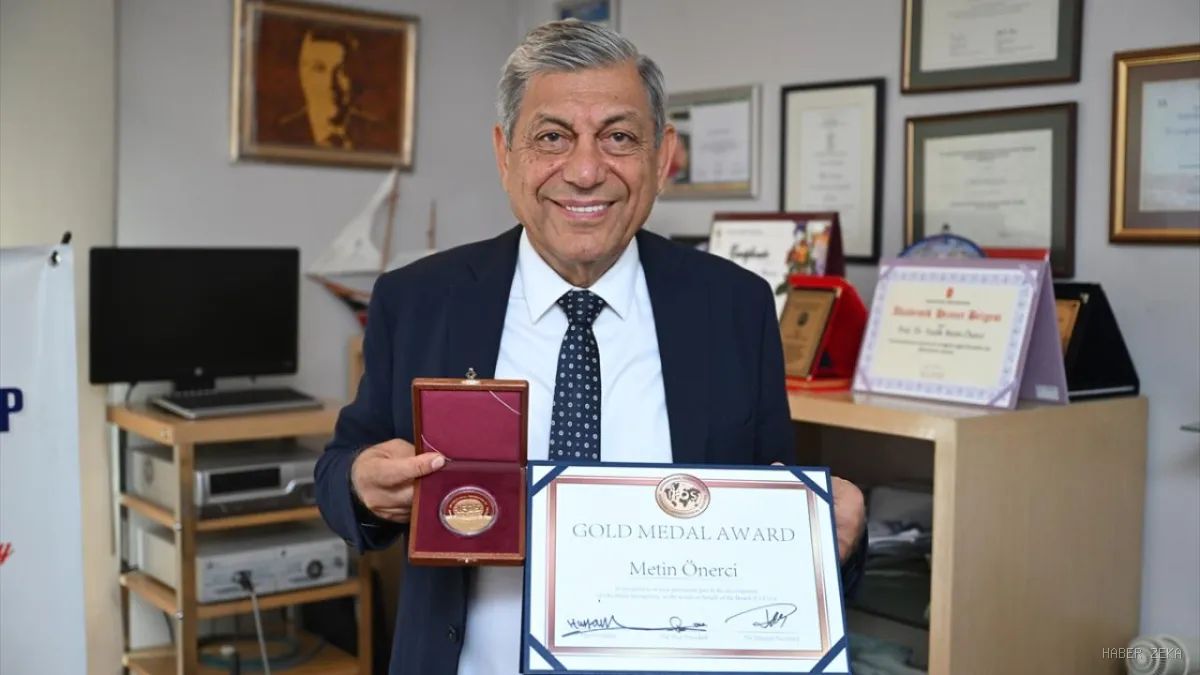 Prof. Dr. Metin Önerci'ye Dünya Altın Madalya: Türkiye'de Bir İlk!