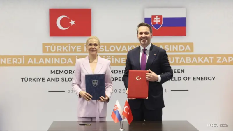 Türkiye ve Slovakya Enerji Alanında Güçlerini Birleştiriyor: Mutabakat Zaptı İmzalandı