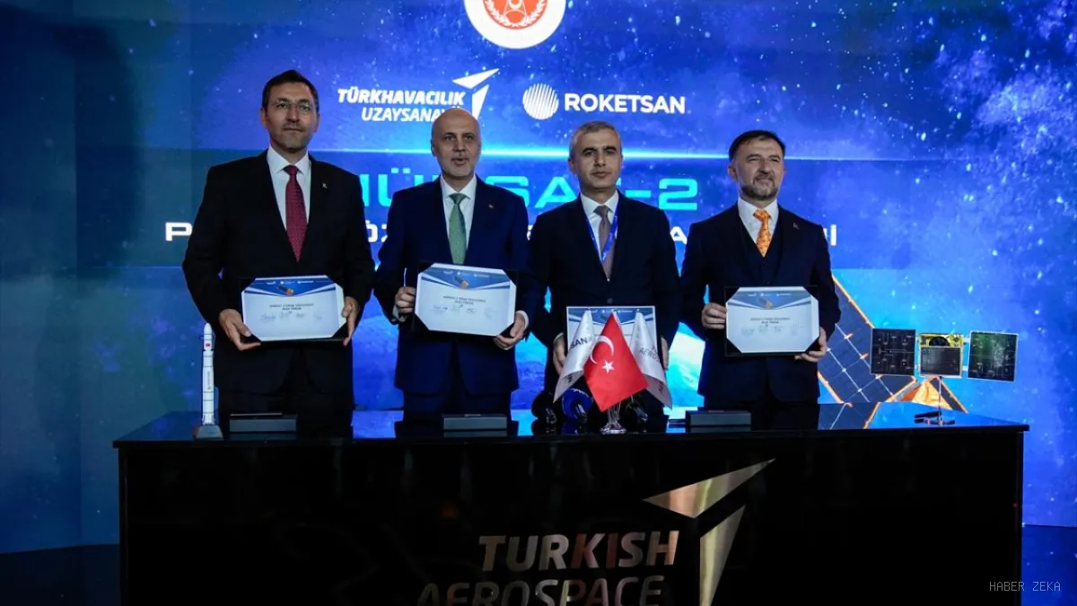 TUSAŞ ve ROKETSAN'dan Milli Uzay Hamlesi: HÜRSAT-2 Projesi İçin İmza Töreni Yapıldı